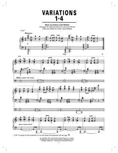 Theme And Variations 1-4 von Andrew Lloyd Webber (Download) 