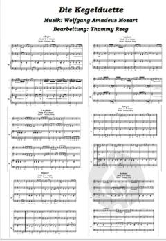 Die Kegelduette von Wolfgang Amadeus Mozart (Download) 