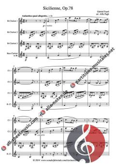 Sicilienne von Gabriel Fauré 