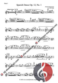 Spanish Dance op. 12 No. 1 von Moritz Moszkowski 
