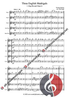 3 English Madrigals von Orlando Gibbons 