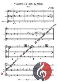 Variations on a theme by Rossini von Frédéric Chopin 