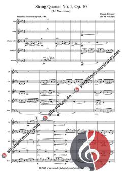 String Quartet No. 1 von Claude Debussy (Download) 