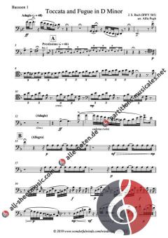 Toccata and Fugue D minor BWV 565 von Johann Sebastian Bach 