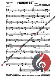 Feuerfest-Polka op. 269 von Josef Strauss 