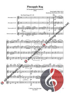 sax culture 42: Pineapple Rag von Scott Joplin 