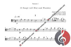 Bach Chorale Bassoon Collection von Johann Sebastian Bach (Download) 