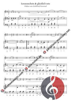 Sonnenschein und glücklich sein von Gottfried Hummel (Download) 