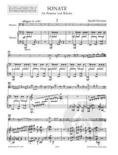Sonate für Posaune und Klavier von Harald Genzmer im Alle Noten Shop kaufen (Sale)