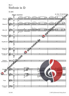Sinfonie Nr. 3 D-Dur D 200 von Franz Schubert (Download) 