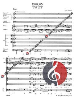 Messe in C-Dur op. 48 D 452 von Franz Schubert (Download) 