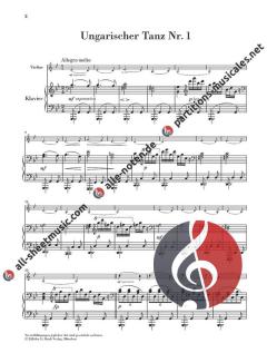 Ungarischer Tanz Nr. 1 WoO 1,1 von Johannes Brahms 