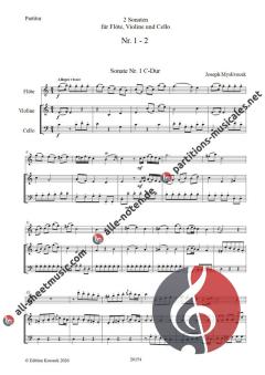 4 Trios Vol. 1 von Josef Myslivecek 