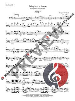 Adagio et scherzo  von Jacques Offenbach 
