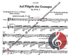 Auf Flügeln des Gesanges op. 34, 2 von Felix Mendelssohn Bartholdy 