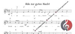Kinderlieder für Mandoline mit Akkordsymbolen 