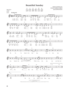 Beautiful Sunday von Daniel Boone (Download) 