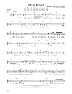 I'll Cry Instead von The Beatles (Download) 