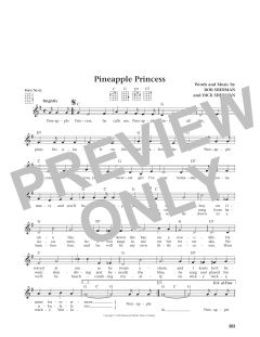 Pineapple Princess von Bob Sherman (Download) 