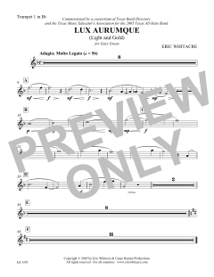 Lux Aurumque von Eric Whitacre (Download) 