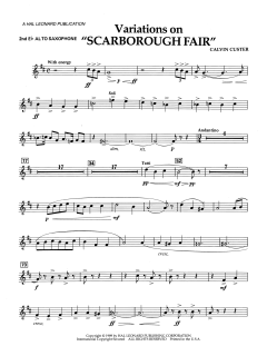 Variations On Scarborough Fair von Calvin Custer (Download) 
