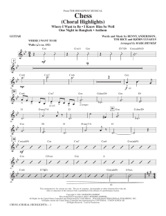 Chess (Choral Highlights) von Tim Rice (Download) 