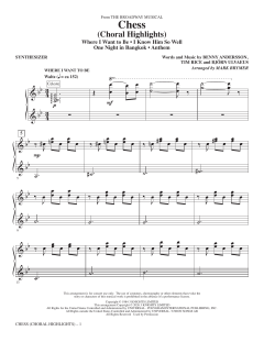 Chess (Choral Highlights) von Tim Rice (Download) 