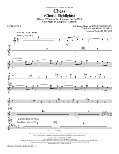 Chess (Choral Highlights) von Tim Rice (Download) 