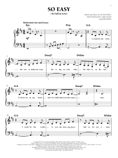 So Easy (To Fall In Love) von Olivia Dean (Download) 