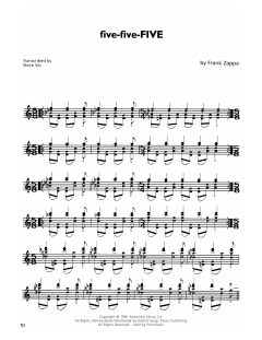 Five-Five-Five von Frank Zappa (Download) 