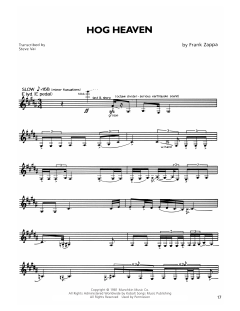 Hog Heaven von Frank Zappa (Download) 