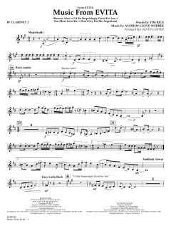Music from Evita von Andrew Lloyd Webber (Download) 