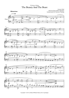 Piano Sonata No. 1 The Beauty And The Beast von Carsten Dahl (Download) 