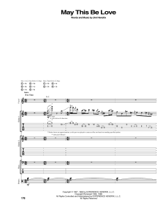May This Be Love von Jimi Hendrix (Download) 