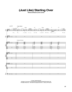 (Just Like) Starting Over von John Lennon (Download) 