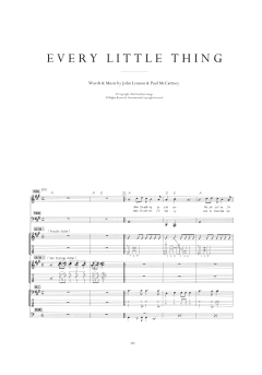 Every Little Thing von The Beatles (Download) 