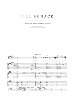 I'll Be Back von The Beatles (Download) 