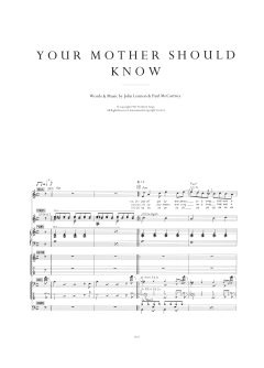 Your Mother Should Know von The Beatles (Download) 