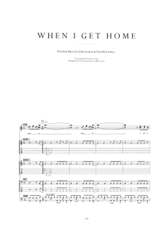 When I Get Home von The Beatles (Download) 
