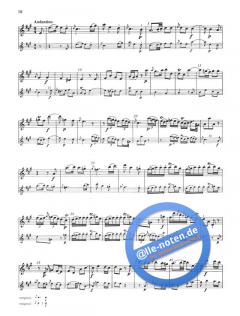 6 Duette op. 2 Heft 1 von Johann Joachim Quantz 
