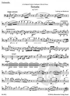 Sonaten für Violoncello und Klavier von Ludwig van Beethoven im Alle Noten Shop kaufen