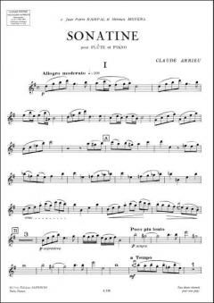 Sonatine for Flute and Piano von Claude Arrieu 