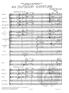 An Outdoor Overture von Aaron Copland 