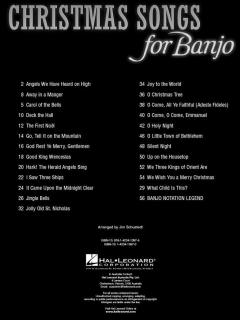 Christmas Songs For Banjo im Alle Noten Shop kaufen