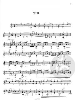 Einfache Etüden Serie 2 von Leo Brouwer 