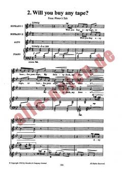 Two Shakespearean Songs von John Hind 