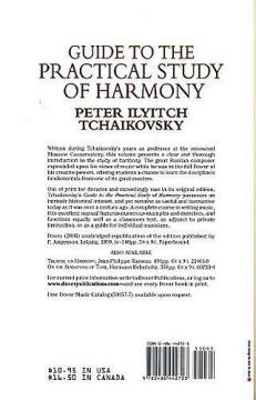 Guide To the Practical Study of Harmony von Pjotr Iljitsch Tschaikowski 