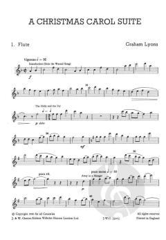 Christmas Carol Suite von Graham Lyons für Holzbläserensemble im Alle Noten Shop kaufen