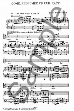Come, Redeemer von Johann Sebastian Bach 