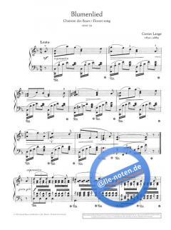 Blumenlied op. 39 von Gustav Lange 